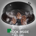 Seizeen 16" Smoker Outdoor 3-in-1 Charcoal Grill, Portable BBQ Grill Fire Pit Combo Double-layer Design