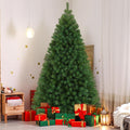 Green Christmas Trees, 8FT Artificial Xmas Trees with 1138 Tips Branches, Home Holiday Decoration Trees for Indoor Outdoor