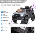 Licensed Toyota Tacoma Electric Ride on Vehicle for Kids, 12V Powered Ride on Car Toys with Remote Control, LED Lights, MP3 Player