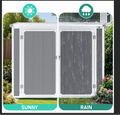 306GAL Outdoor Storage Box, 1170L Patio Deck Box and Resin Shed, Waterproof Storage Cabinet for Garden Tool Garbage Cans, 3 Doors, Quick Assembly