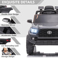 Licensed Toyota Tacoma Electric Ride on Vehicle for Kids, 12V Powered Ride on Car Toys with Remote Control, LED Lights, MP3 Player