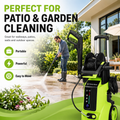 3800PSI Pressure Washer for Outdoor, Seizeen 1800W 110V Electric Power Washer, Multipurpose Cleaner Machine w/ 19.7ft Hose & 4 Nozzles, Foam Cannon, House Garden Deck Use