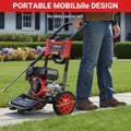 Seizeen 3600PSI Gas Powered Pressure Washer – 7HP Aluminum Pump, Built-In Foam Cannon, 4 Nozzles, 2.6GPM Flow Rate, 32.8FT Max Spray Distance