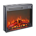Seizeen 1400W/5000 BTU's Electric Fireplace Insert, 24'' Fireplace Heater for Indoor, Freestanding Use Heater w/Remote Control, Timer, Overheating Protection, Rapid Heating for 400 Sq. ft.