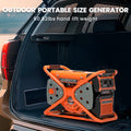 Powerful X Generator, 3800W 223CC Inverter Generator Super Quiet, Portable Gas Generator for Camping Outdoor Emergency Power Backup, EPA Compliant, ECO Mode,