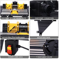 Electric Router Table Adjustable, Woodworking Router Table for Precision Cutting, 34’’ Compact Craftsman Table w/Heavy-Duty Construction