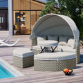 Outdoor Patio Daybed, Portable Treadmill Under Desk for Home Gym Office, Walking Pad with Walking & Jogging Modes, Remote Control, 0.6-3.8MPH Speed, 300lbs Capacity