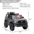 Licensed Toyota Tacoma Electric Ride on Vehicle for Kids, 12V Powered Ride on Car Toys with Remote Control, LED Lights, MP3 Player