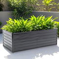 6x3x2FT Raised Garden Bed, Seizeen Thickened Galvanized Steel Planter Box, Raised Planting Box Container for Vegetables Flower Herb, Patio Yard Outdoor Corrugated Planter Bed