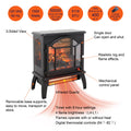 Fireplace Heaters for Inside, Seizeen 1500W Portable Space Heater, 18'' Electric Heater with Remote Control, 64F to 82F Temperatur Adjustable, Shutoff Safety Protection for Home Room