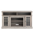Seizeen Fireplace TV Stand with Storage, for TVs up to 65 inches, Entertainment Center with Fireplace, Media Console Cabinet for Living Room, 58 Inch, Gray, L0480