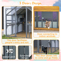 82''L Catio Enclosure for Cars, Seizeen Outdoor Cat House Cat Cage Extra Large Walk-in Enclosure for Kitty Pet w/Waterproof Top, Bridges, Platforms, Rest Boxes