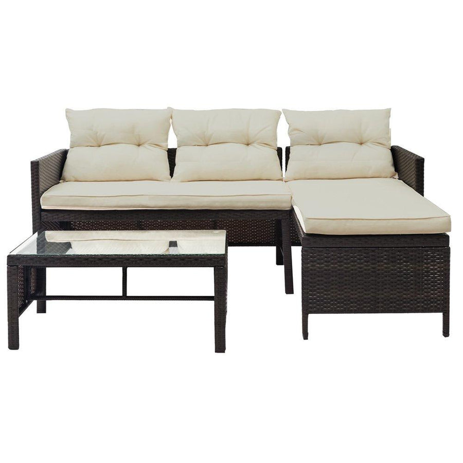 Modern 3 Pieces Patio Furniture Sets