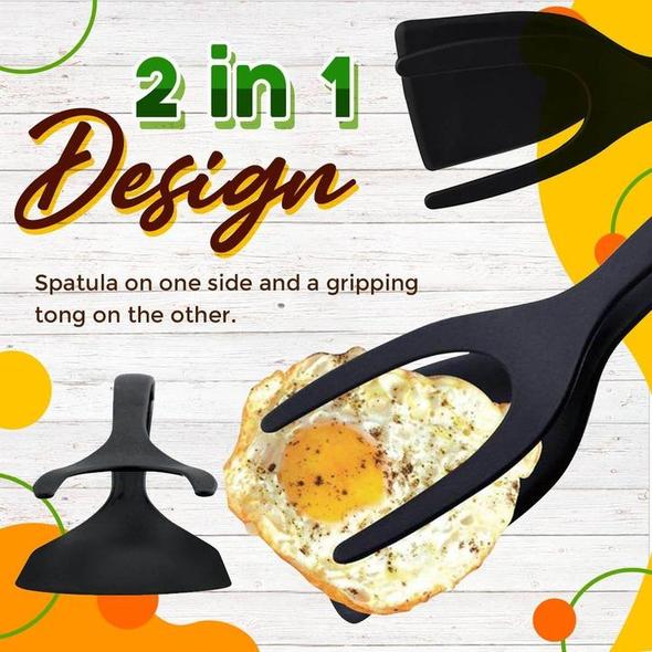 Buy 1 Get 1 Free - 2 In 1 Grip Flip Tongs