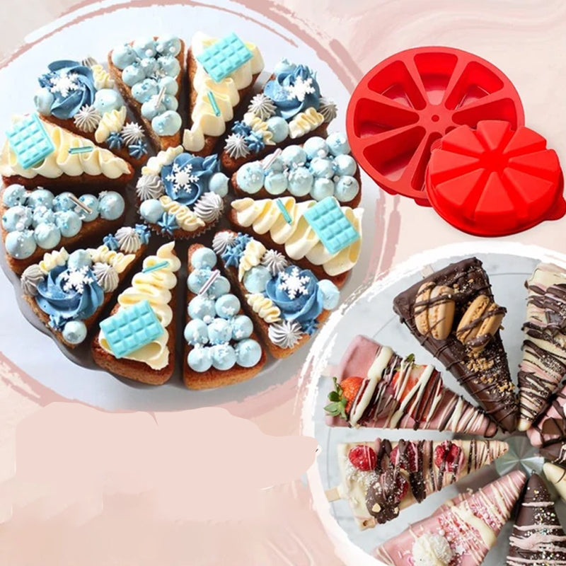 Buy 2 Get 1 Free - Triangle Non-Stick Silicone Cake Mold