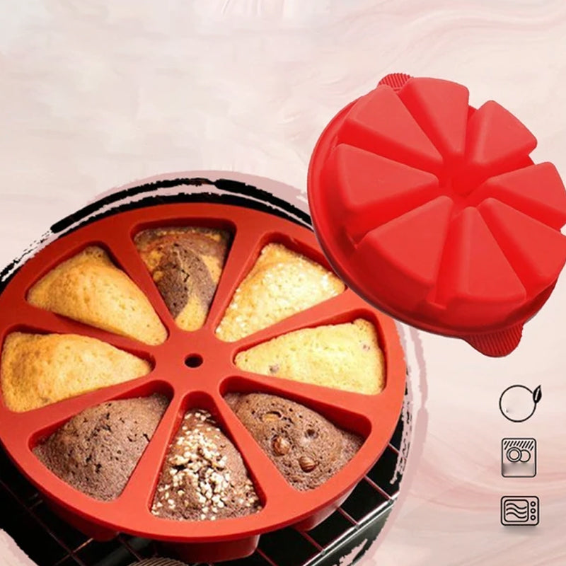 Buy 2 Get 1 Free - Triangle Non-Stick Silicone Cake Mold