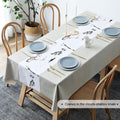 🔥BUY MORE SAVE MORE - Waterproof And Oil-Proof Decorative Tablecloth