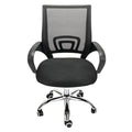Mesh Back Gas Lift Adjustable Office Swivel Chair Black