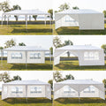 3 x 6M Six Sides Two Doors Waterproof Outdoor Canopy Tent