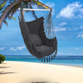 SEIZEEN Macrame Hammock Chair Swing