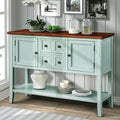 SEIZEEN Console Table with Bottom Shelf