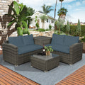 SEIZEEN 4-Piece Outdoor Patio Furniture Sets