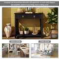 Console Table with 2 Drawers and Bottom Shelf, Entryway Accent Sofa Table