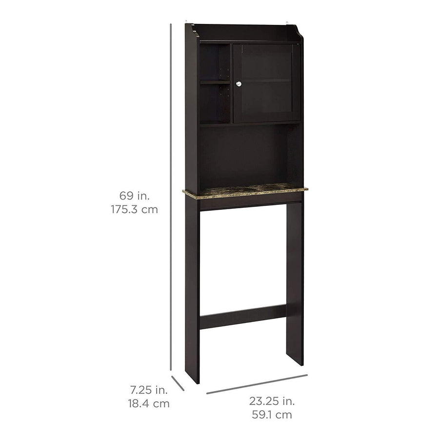 SEIZEEN Space Saver Organization Wood Storage Cabinet