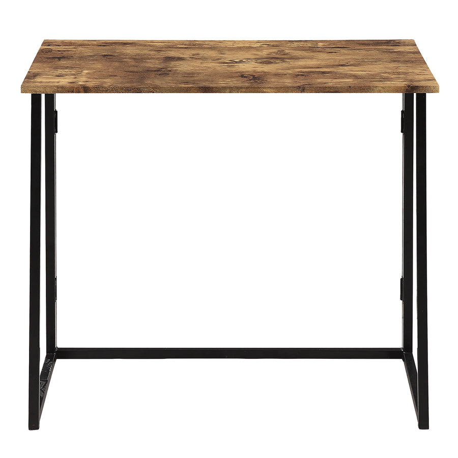 Industrial Style Folding Computer Desk for Small Space Offices