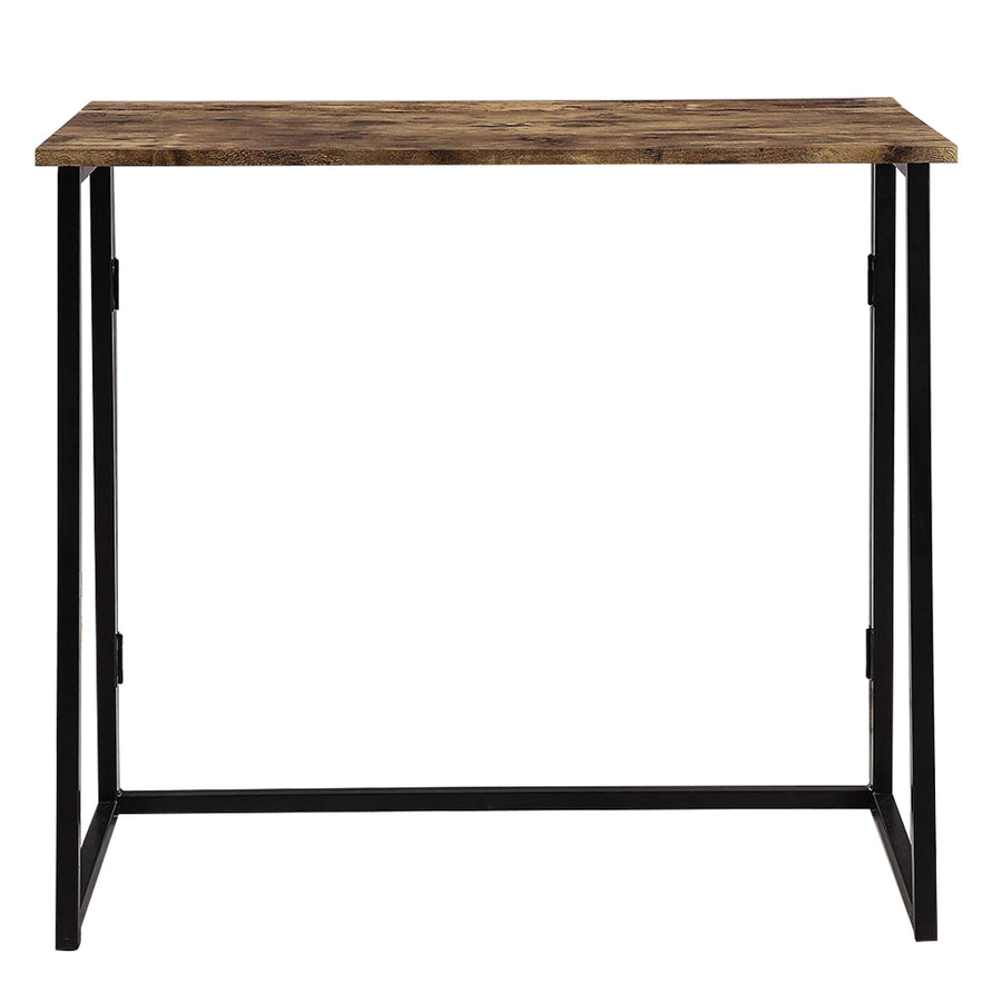 Industrial Style Folding Computer Desk for Small Space Offices