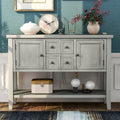 SEIZEEN Console Table with Bottom Shelf