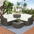 SEIZEEN 4-Piece Outdoor Patio Furniture Sets