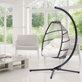 SEIZEEN Outdoor Swinging Egg Chair