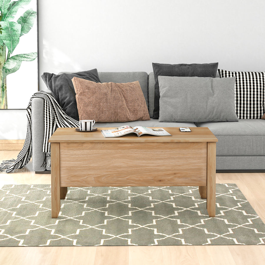 Modern Lift-Top Coffee Table with Storage