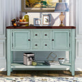 SEIZEEN Console Table with Bottom Shelf