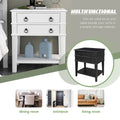 Sofa Side End Table with 2 Spacious Drawers