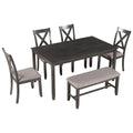 SEIZEEN 6-Piece Kitchen Dining Table Set