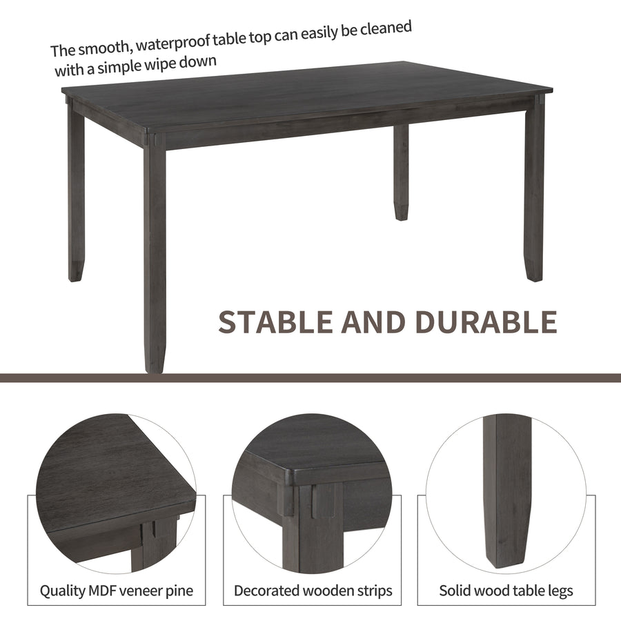 SEIZEEN 6-Piece Kitchen Dining Table Set