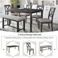 SEIZEEN 6-Piece Kitchen Dining Table Set
