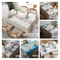 🔥BUY MORE SAVE MORE - Waterproof And Oil-Proof Decorative Tablecloth