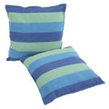 Hammock Chair Distinctive Cotton Canvas Hanging Rope Chair with Pillows Blue