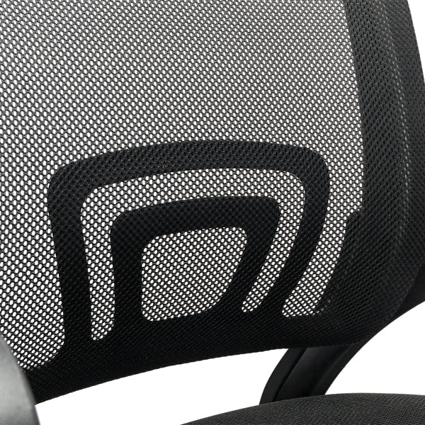 Mesh Back Gas Lift Adjustable Office Swivel Chair Black