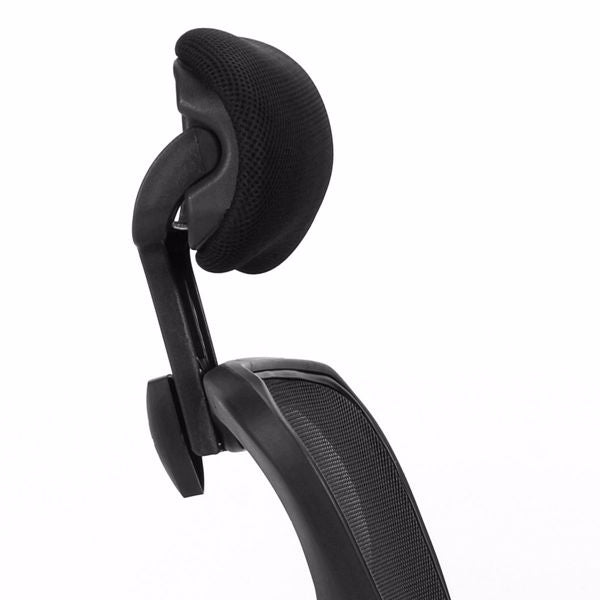 Mesh Back Gas Lift Back Tilt Adjustable Office Swivel Chair with Headrest & Armrests
