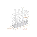 Multifunctional S-shaped Dual Layers Collection Shelf