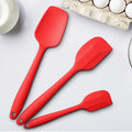 3 Piece Heat Resistant Food Grade Silicone Spatulas Set