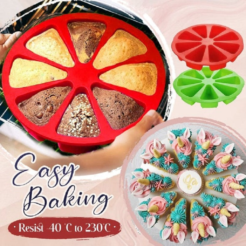 Buy 2 Get 1 Free - Triangle Non-Stick Silicone Cake Mold