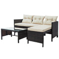 Modern 3 Pieces Patio Furniture Sets