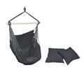 SEIZEEN Macrame Hammock Chair Swing
