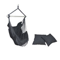 SEIZEEN Macrame Hammock Chair Swing
