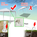 3 x 3M Three Sides Waterproof Outdoor Canopy Tent